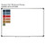 Varsity Stripes CHAMPS letters with expectation option clings on a 4x6 whiteboard