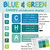 blue and green CHAMPS whiteboard display