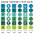blue and green CHAMPS whiteboard display