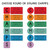 Rainbow CHAMPS letters and expectation clings in round and square styles