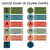 Tropical Botanical CHAMPS letters and expectation clings in round and square styles