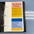Reimagines Ready Writing Process pencil whiteboard clings stored on a Binder Ready sheet in a three-ring binder