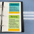 Reimagines Ready Writing Process pencil whiteboard clings stored on a Binder Ready sheet in a three-ring binder