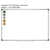 Modern Terrazzo RACES letter clings alone on a 4x6 classroom whiteboard