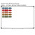 Varsity Stripes RACES letters, instructions, and speech bubble examples on a 4x6 whiteboard