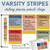 Varsity Stripes Writing Process pencil whiteboard clings