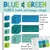 Blue and Green CUBES math strategy clings on a whiteboard