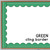 green whiteboard cling borders