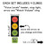 voice level stop light whiteboard clings