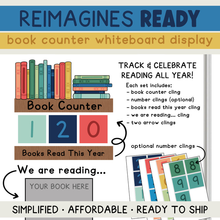 book counter whiteboard