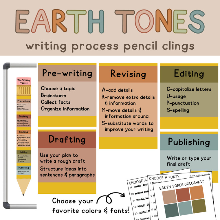 Writing Process Pencil