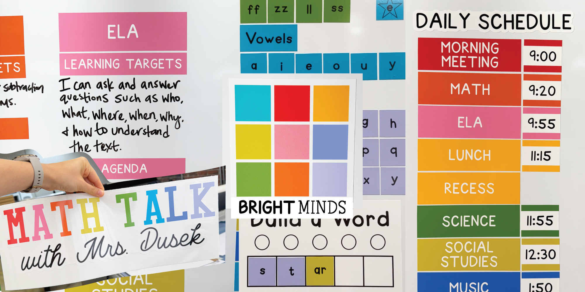 bright minds classroom decor