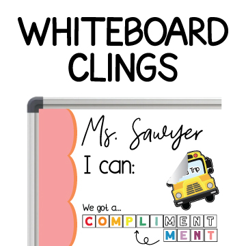 classroom whiteboard clings