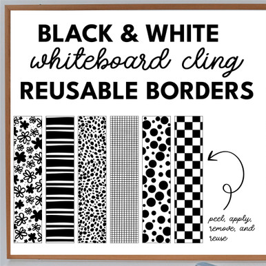 Whiteboard Borders whiteboard clings