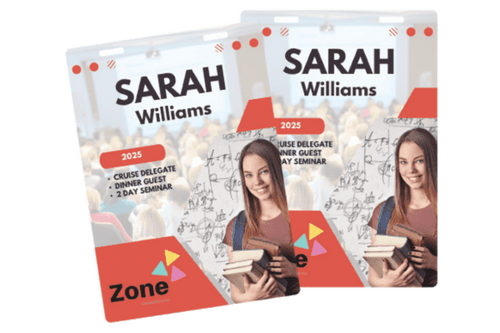 Pocketless Laminated Name Tags - Extra Large