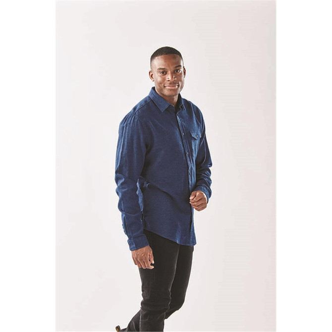 STORMTECH Performance Men's Dockyard Long Sleeve Twill Shirt Available in 2 Colours