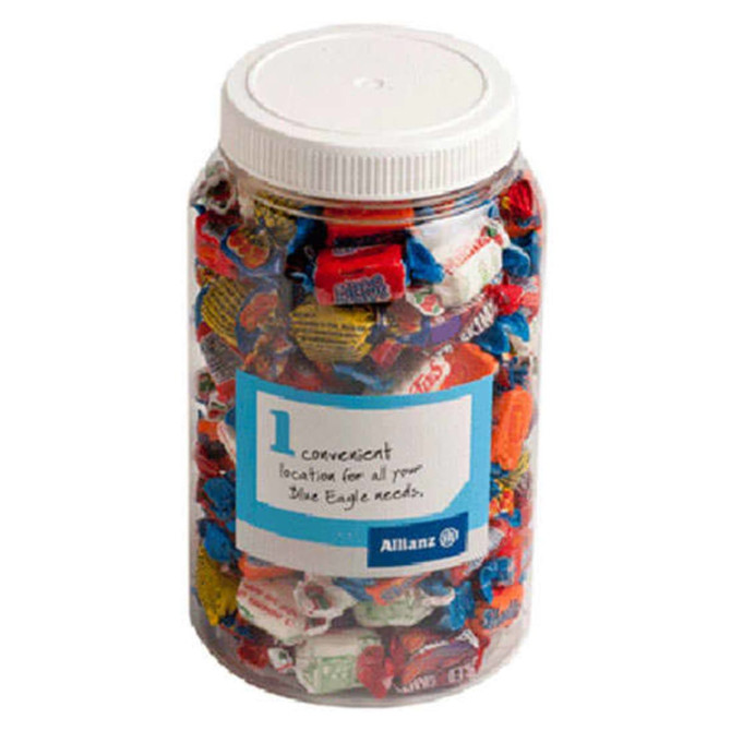 2L PET JAR filled with Allen's Lollies