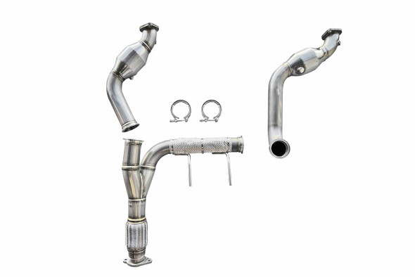 CVF Stainless Steel Catted Downpipes (2021-2024 Ford Bronco 2.7L EcoBoost)