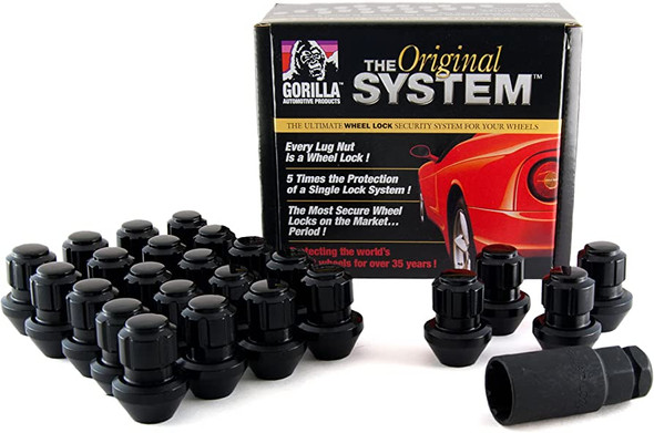 Gorilla Automotive Black Factory Style Wheel Lock System - Explorer ST