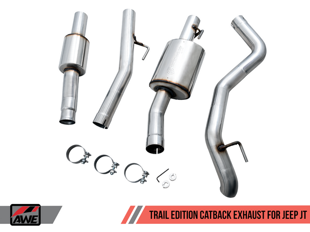 AWE Trail Edition Catback Exhaust for Jeep JT Gladiator 3.6L