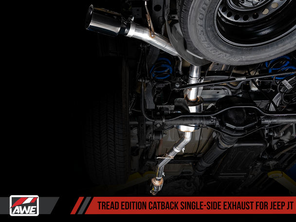 AWE Tread Edition Catback - Jeep JT Gladiator 3.6L