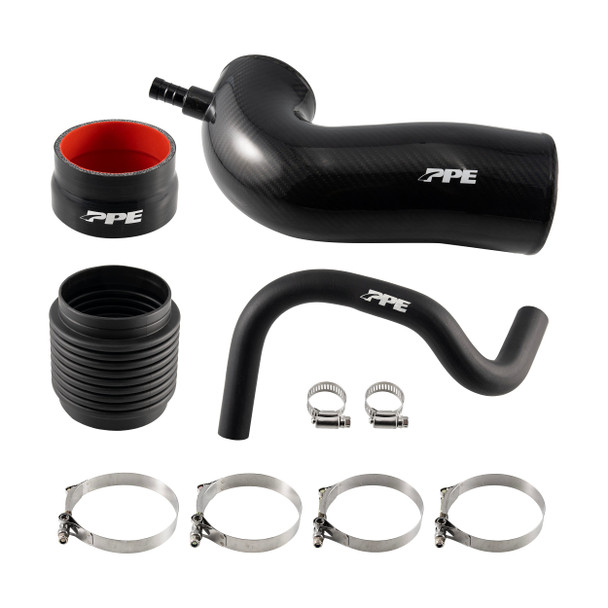PPE 2019-2026 GM 1500/SUVs 5.3L/6.2L - Zilla Carbon Fiber Intake Tube