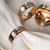 Award-Winning CLOCHEL Napkin Rings Stainless Steel Serviette Buckles Set of 4 Adornment for Elegant Dining,Table Decorations, Banquet, Wedding, Casual, Engagement, Reception & Everyday Party CSKY-11