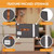 NO ZIPPER - FOLDTOTE - 2 Pack XL Bed Sheet Organizers and Storage, Sheet Organizer for Linen Closet, Blanket Storage, Under Bed Storage, Sheet Storage XL (King/Fitted/Quilt or Flannel Sheets) - GRAY