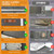 NO ZIPPER - FOLDTOTE - 2 Pack XL Bed Sheet Organizers and Storage, Sheet Organizer for Linen Closet, Blanket Storage, Under Bed Storage, Sheet Storage XL (King/Fitted/Quilt or Flannel Sheets) - GRAY