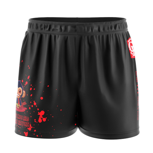 Mat Monkey Elastic Waisted Shorts