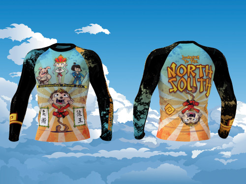 Monkey King Journey to the North South Rashguard