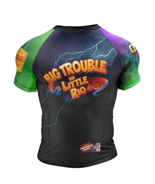 Big Trouble in Little Rio Short Sleeve Rashguard