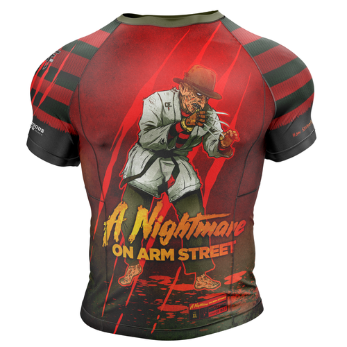 Nightmare on Arm Street Rashguard Short Sleeve