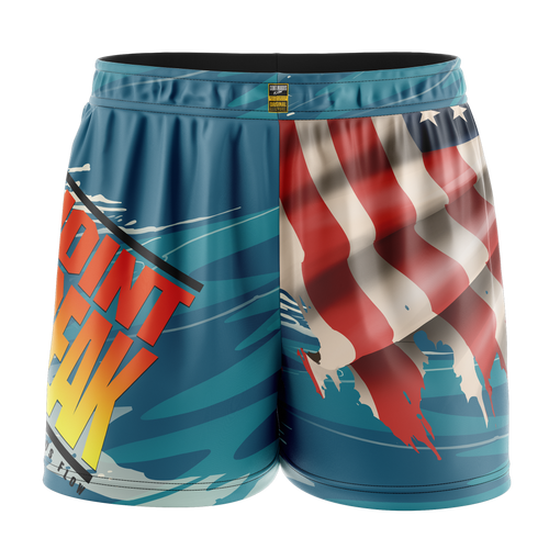 Joint Break Elastic Waisted Shorts