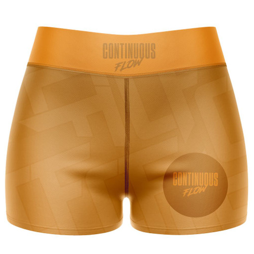 Jelly Beans High Waisted Waisted Women's Training Shorts Orange