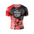 Roses Short Sleeve Rashguard (Red)