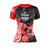 Roses Short Sleeve Rashguard (Red)