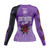 Roses Long Sleeve Rashguard (Purple)