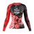 Roses Long Sleeve Rashguard (Red)