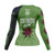 Roses Long Sleeve Rashguard (Green)