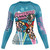Powerpass Gang Long Sleeve Rashguard Light Blue