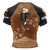 Cherry Blossom Short Sleeve Rashguard Brown