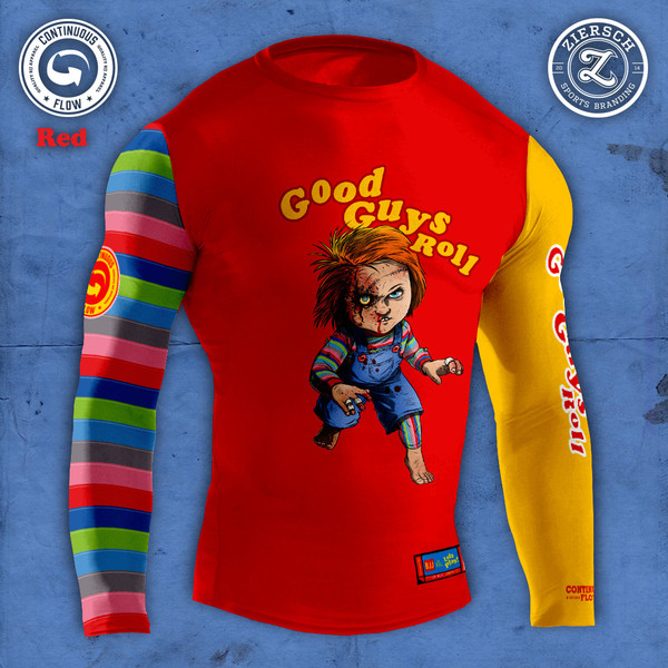 Continuous Flow Chucky Rashguard (RED)