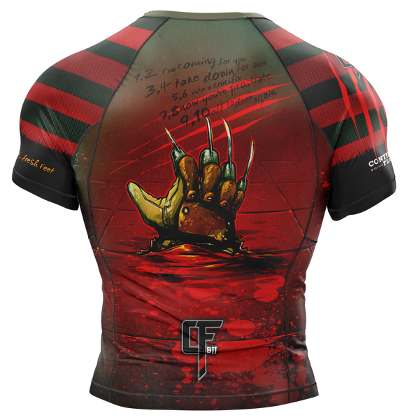 Nightmare on Arm Street Rashguard Short Sleeve