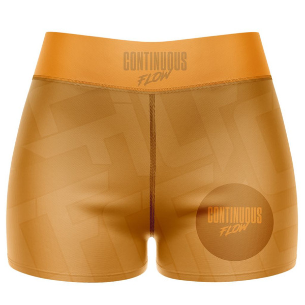 Jelly Beans High Waisted Waisted Women's Training Shorts Orange