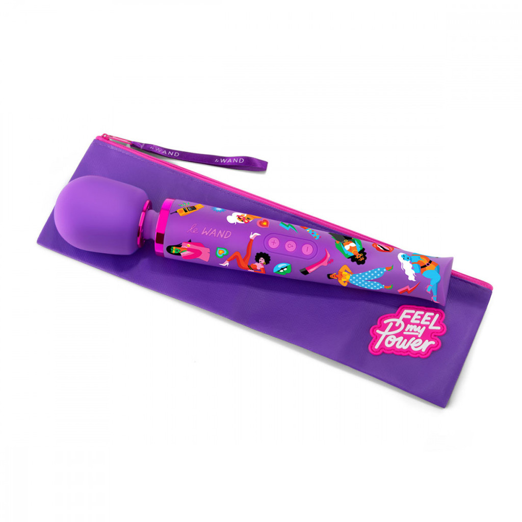 Le Wand Feel My Power Wand - Jade Purple Brown