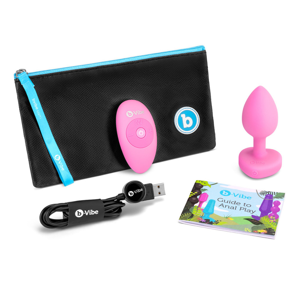 B-Vibe Vibrating Heart Plug Small/Medium