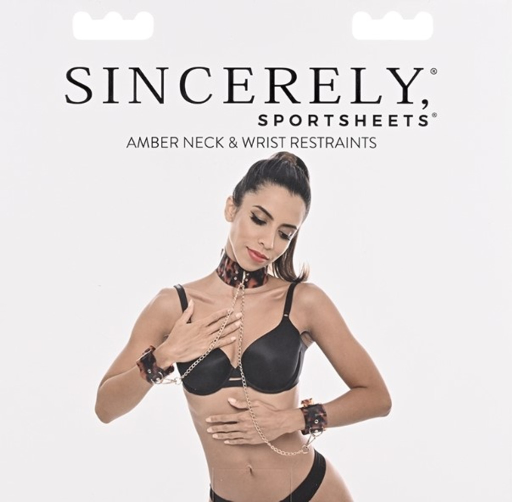 Sincerely Amber Neck & Wrist Restraints