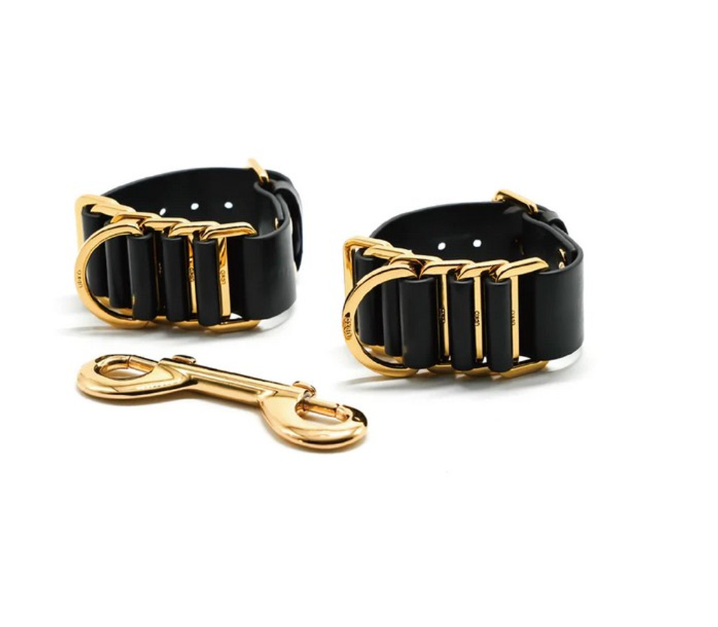 Zalo Indulge In The Restraints Collection Leather Handcuffs