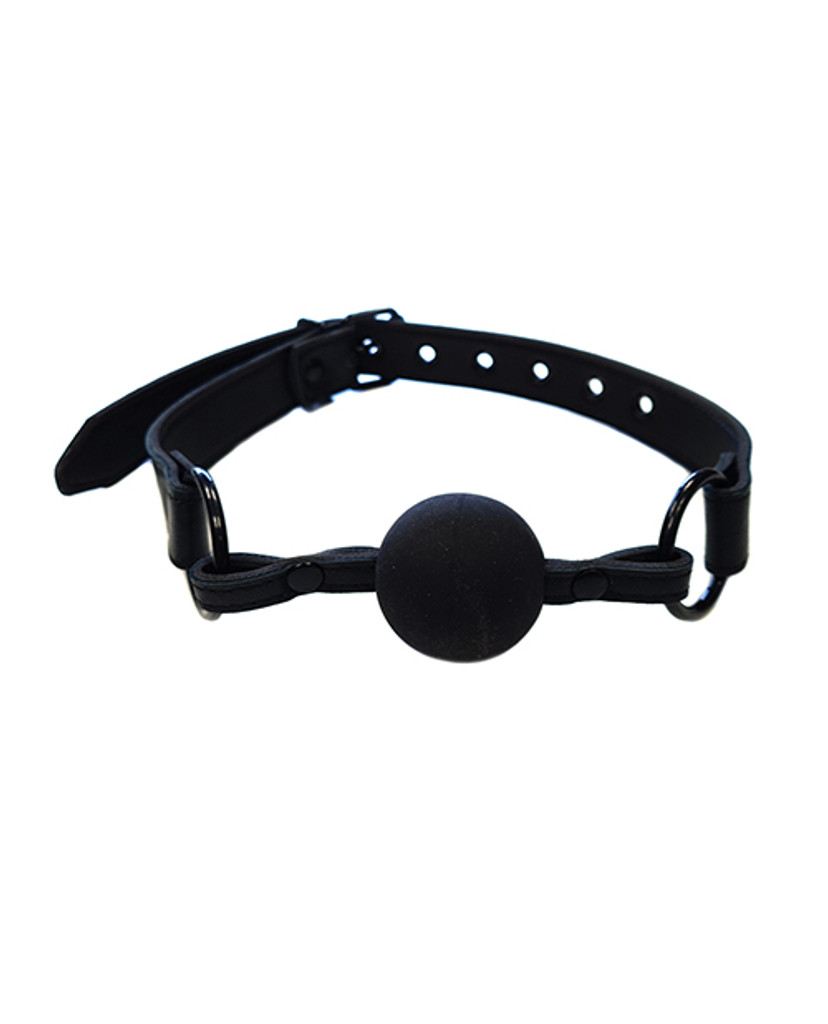 Rouge Leather Ball Gag